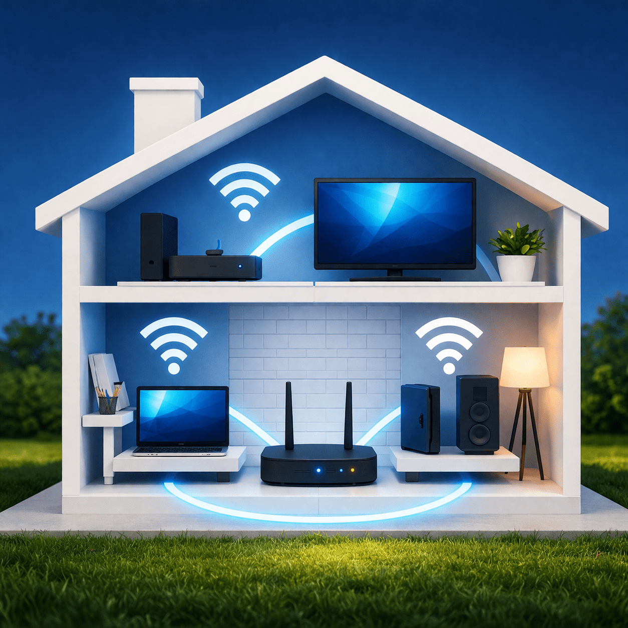 Sinal de internet forte em todos os cômodos da casa no São Braz