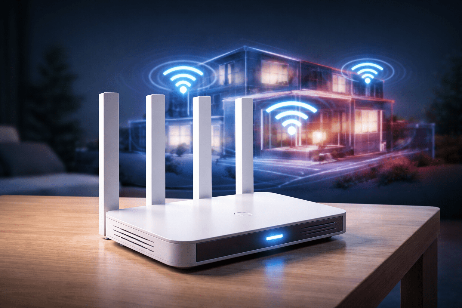 Roteador Wi-Fi 6 com internet estável em Santa Felicidade