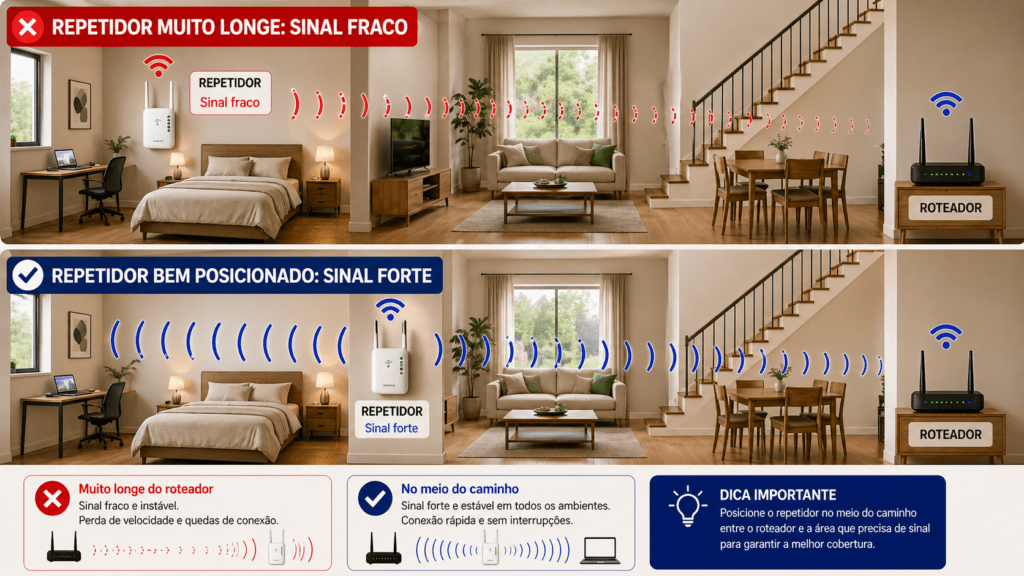Rpetidor pela casa
